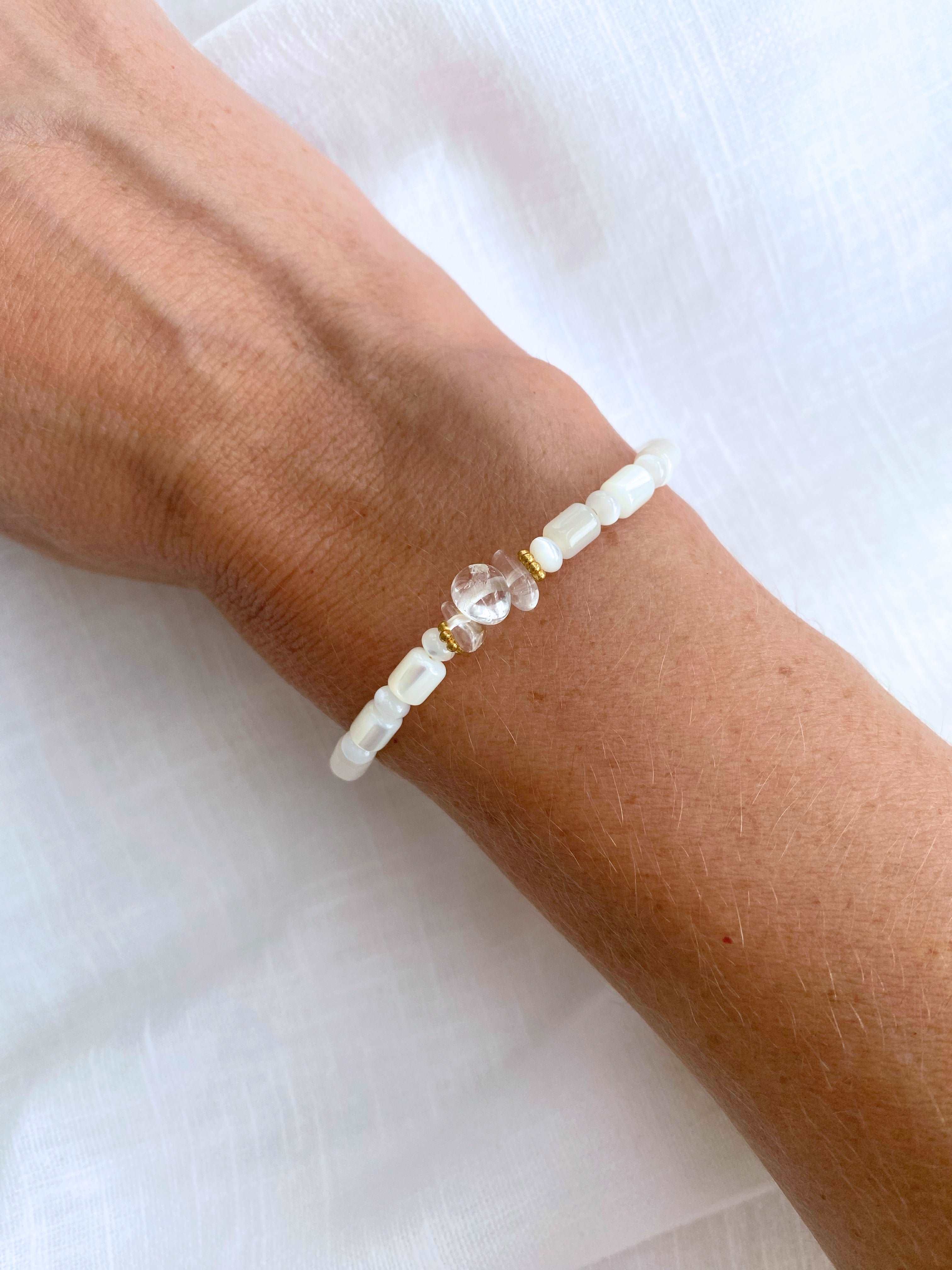 Bracelet en nacre MODELE AURORA