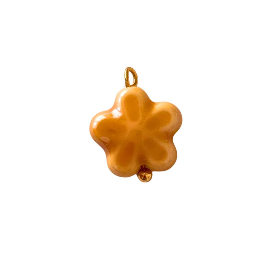 fleur beige sable